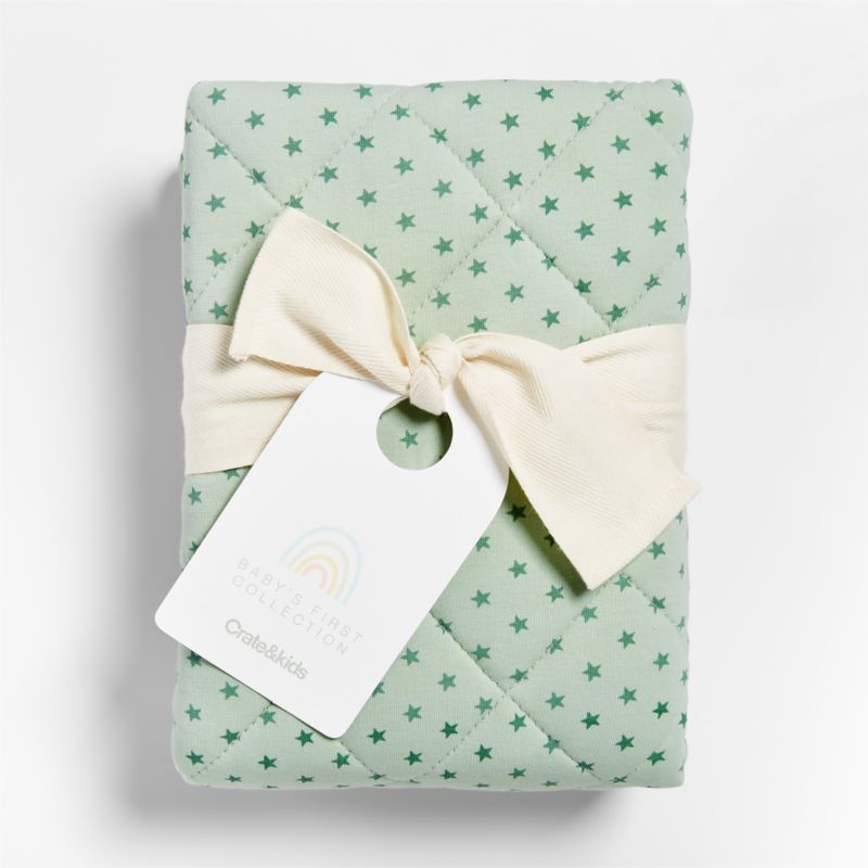 Baby's First Green Star Organic Jersey Baby Changing Pad Cover - image 2 of 4