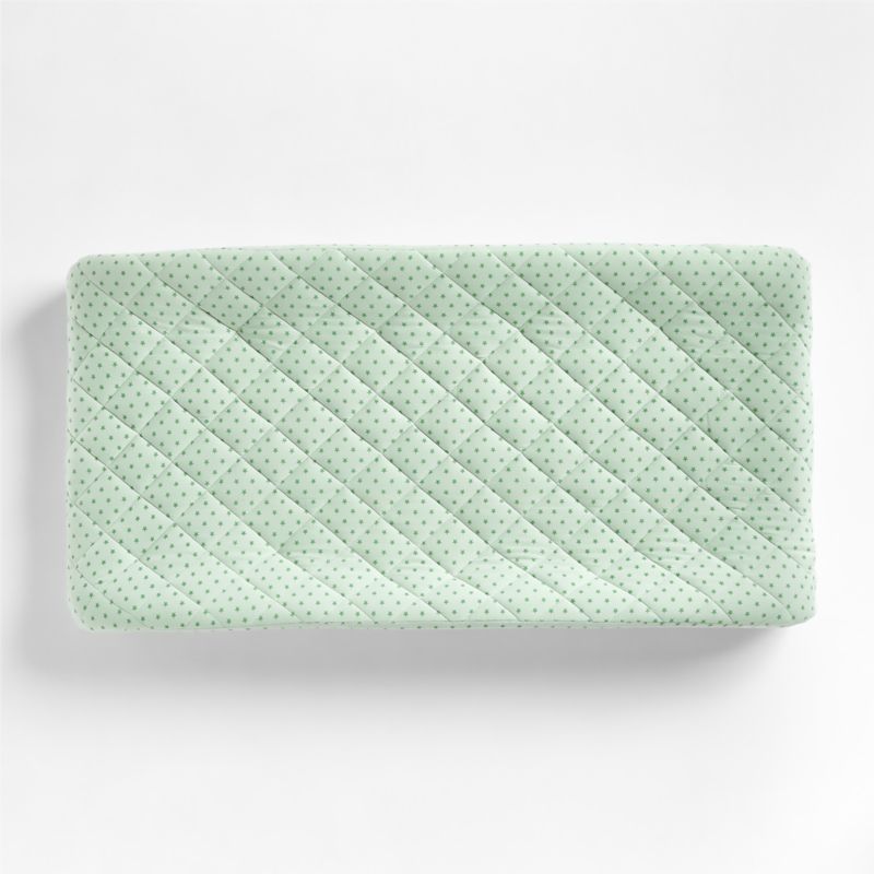 Baby's First Green Star Organic Jersey Baby Changing Pad Cover - image 3 of 4