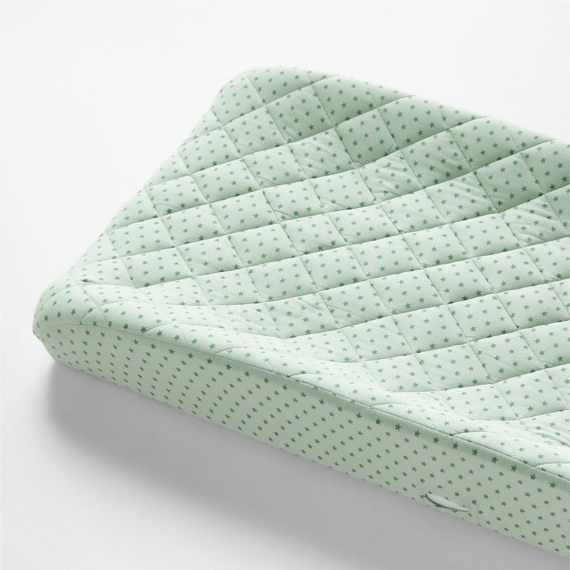 Baby's First Green Star Organic Jersey Baby Changing Pad Cover - image 0 of 4