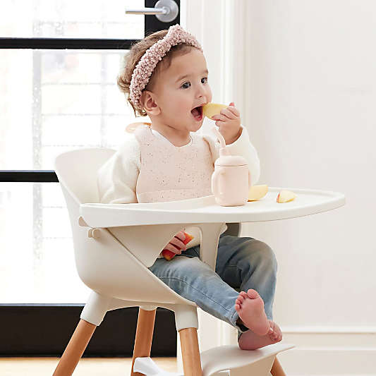 Lalo Grapefruit Pink Starting Solids Baby Feeding Set