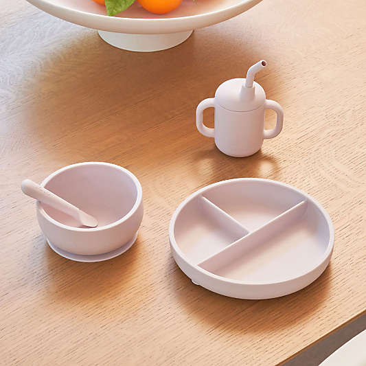 Lalo Lavender Purple Starting Solids Baby Feeding Set