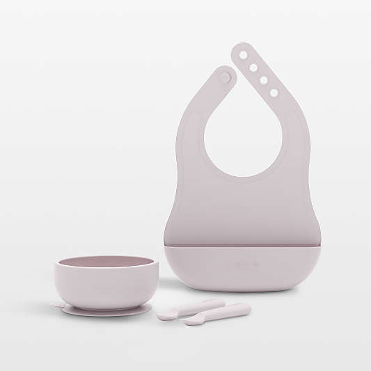 Lalo Lavender Purple Starting Solids Baby Feeding Set