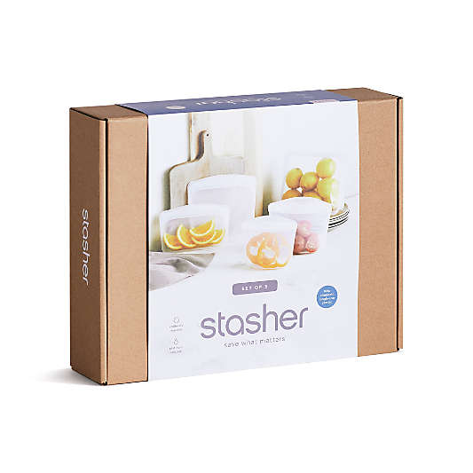 Stasher Clear 5-Piece Bag Set