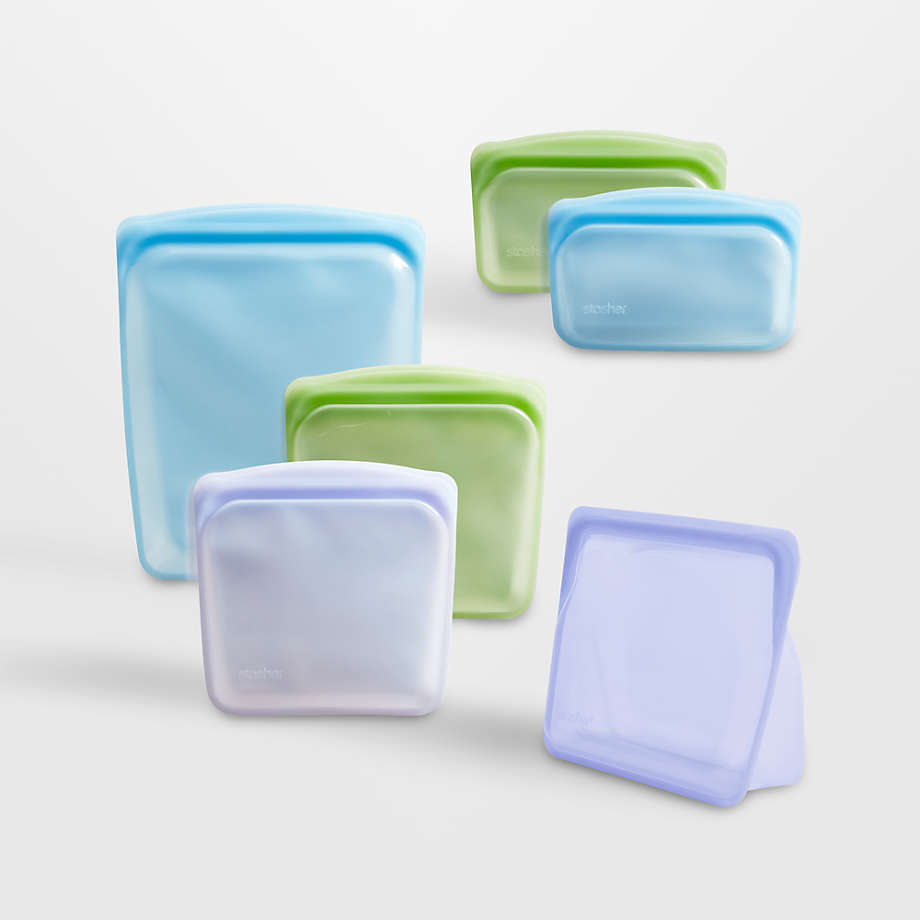 Stasher Multi-Color 6-Piece Bag Set