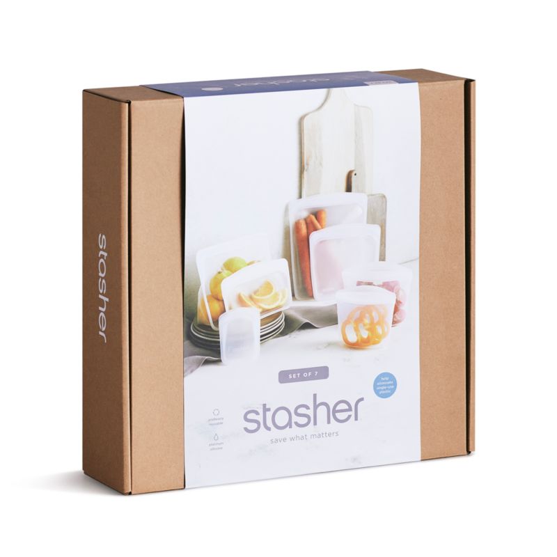 Stasher Clear 7-Piece Bag Set - image 1 of 2