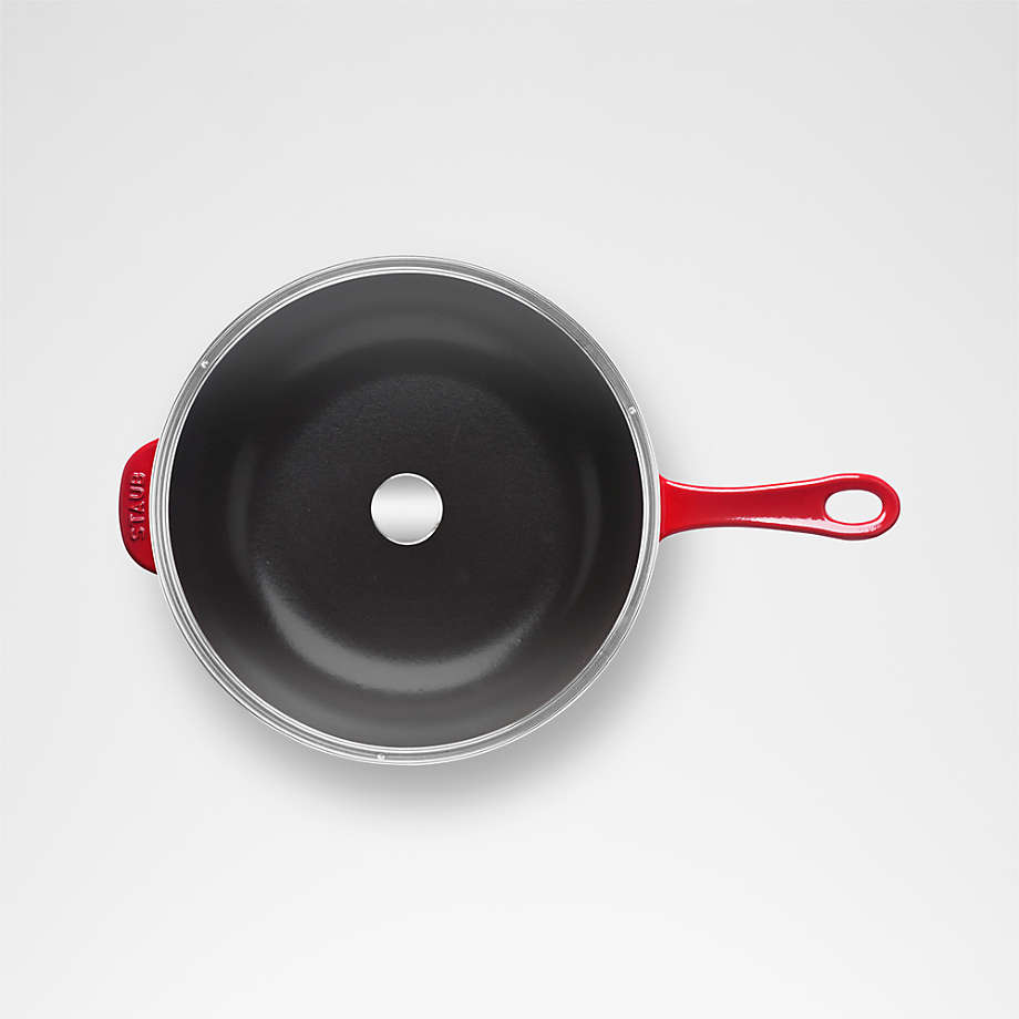 Staub Cast Iron Daily Pan with Lid, 2.9 Quarts, 5 Colors