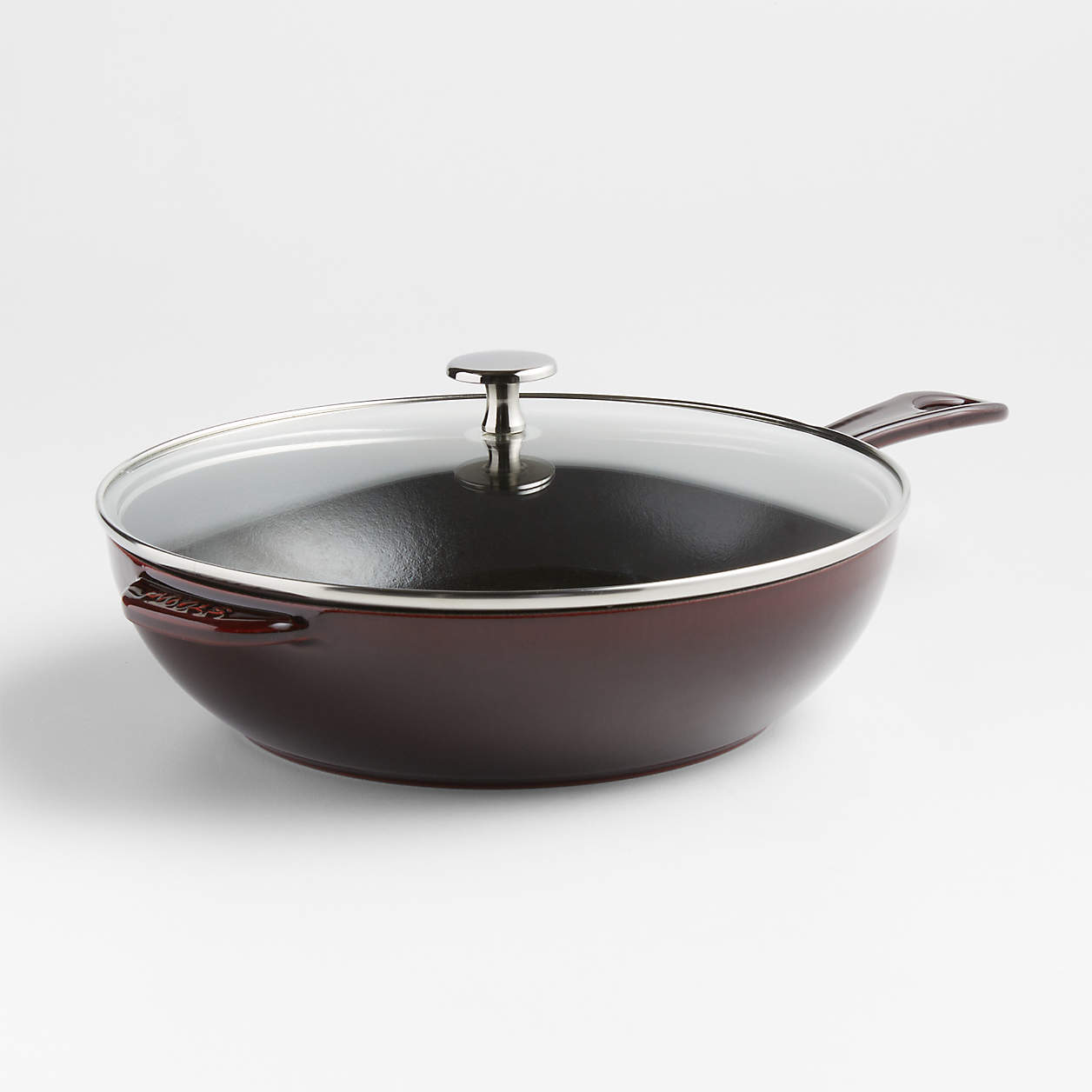 Staub 10" Grenadine Daily Pan + Reviews Crate & Barrel