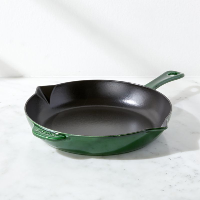 Staub ® 10" Basil Enameled Cast Iron Fry Pan