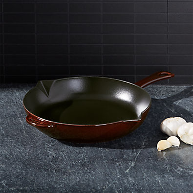 View Staub ® 10" Grenadine Enameled Cast Iron Fry Pan details