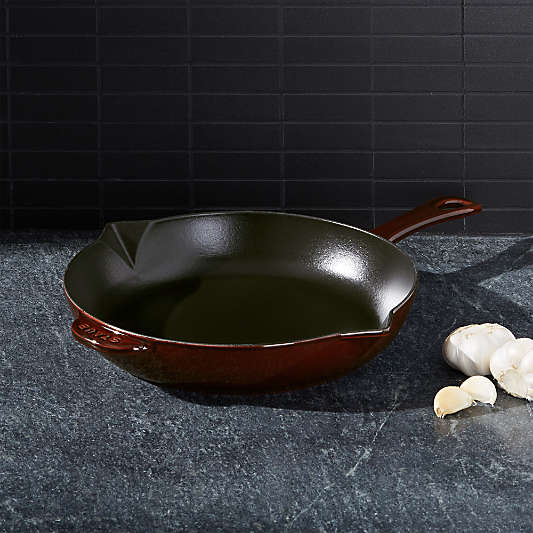 Staub ® 10" Grenadine Enameled Cast Iron Fry Pan