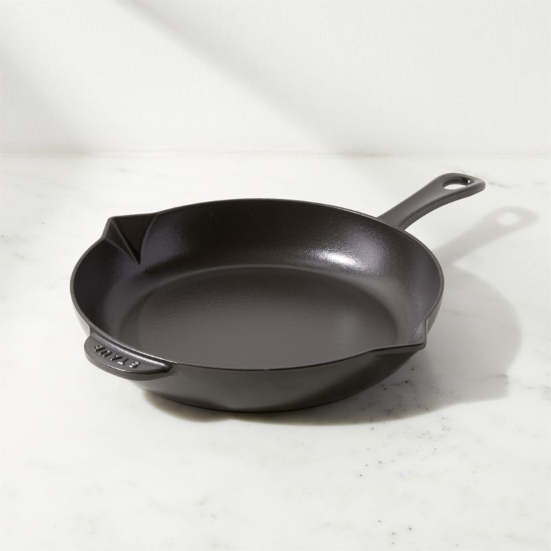 Staub ® 10" Matte Black Enameled Cast Iron Fry Pan - image 0 of 3