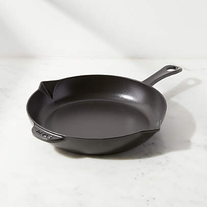 Staub - Cast Iron Frying Pan, Black