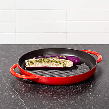 Lodge Bold 12 inch Seasoned Cast Iron Square Griddle with Loop Handles, Design-Forward Cookware
