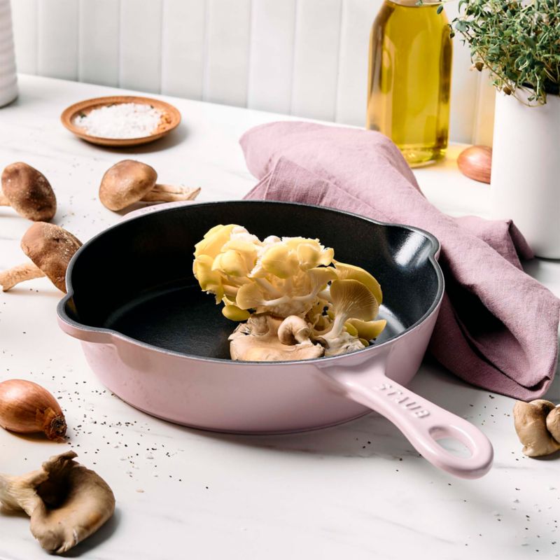 Staub ® 11" Peony Enameled Cast Iron Traditional Deep Skillet - image 2 of 6