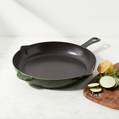 View Staub ® 12" Basil Enameled Cast Iron Fry Pan details
