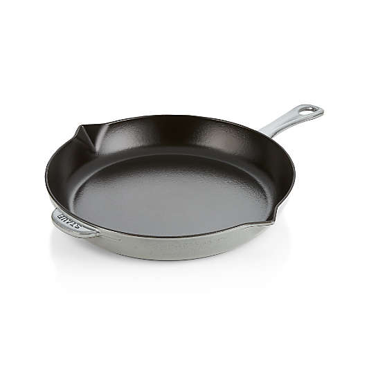 Staub ® 12" Graphite Grey Enameled Cast Iron Fry Pan