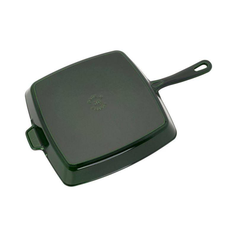 Staub 12" Basil Enameled Cast Iron Square Grill Pan - image 5 of 5