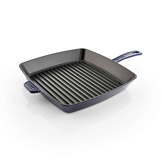 Staub ® Dark Blue 12" Square Grill Pan