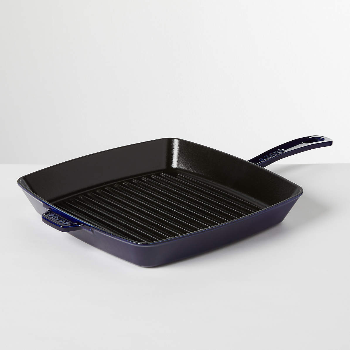 Staub Square Grill Pan, 12, Exclusive Color: French Blue