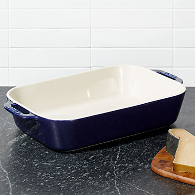 View Staub ® Dark Blue 13" X 9"  Rectangular Baker details