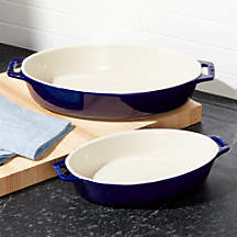 Piatto ovale, vetro resistente al calore, 38 x 27 cm / 4 L, Let's