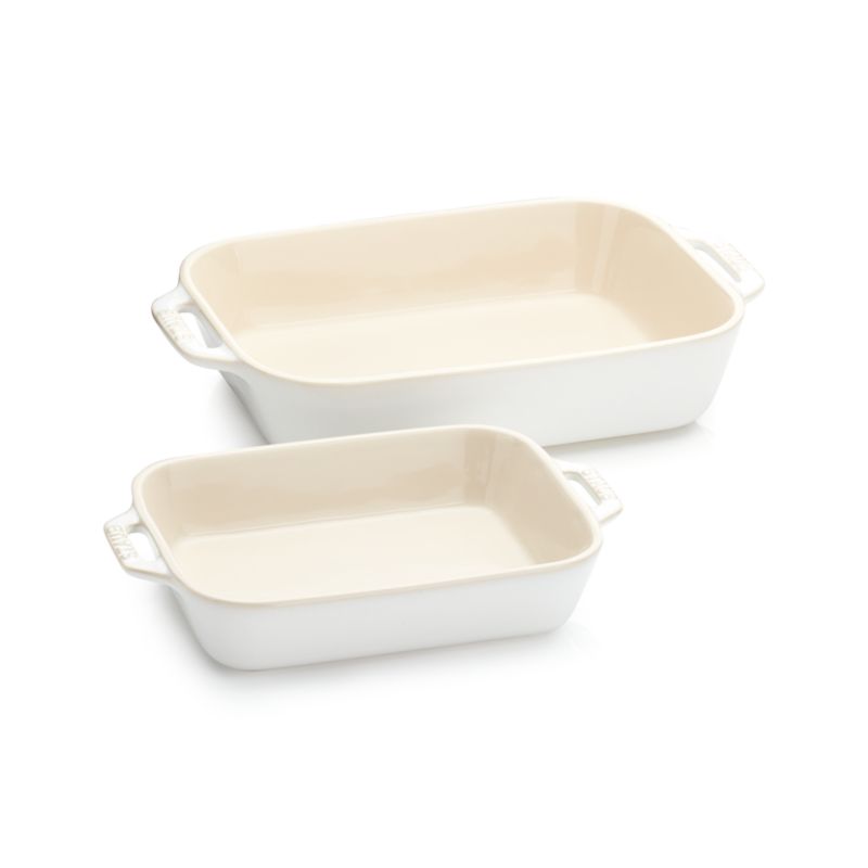 Staub ® Rustic Ivory 2-Piece Rectangular Baker Set - image 4 of 5