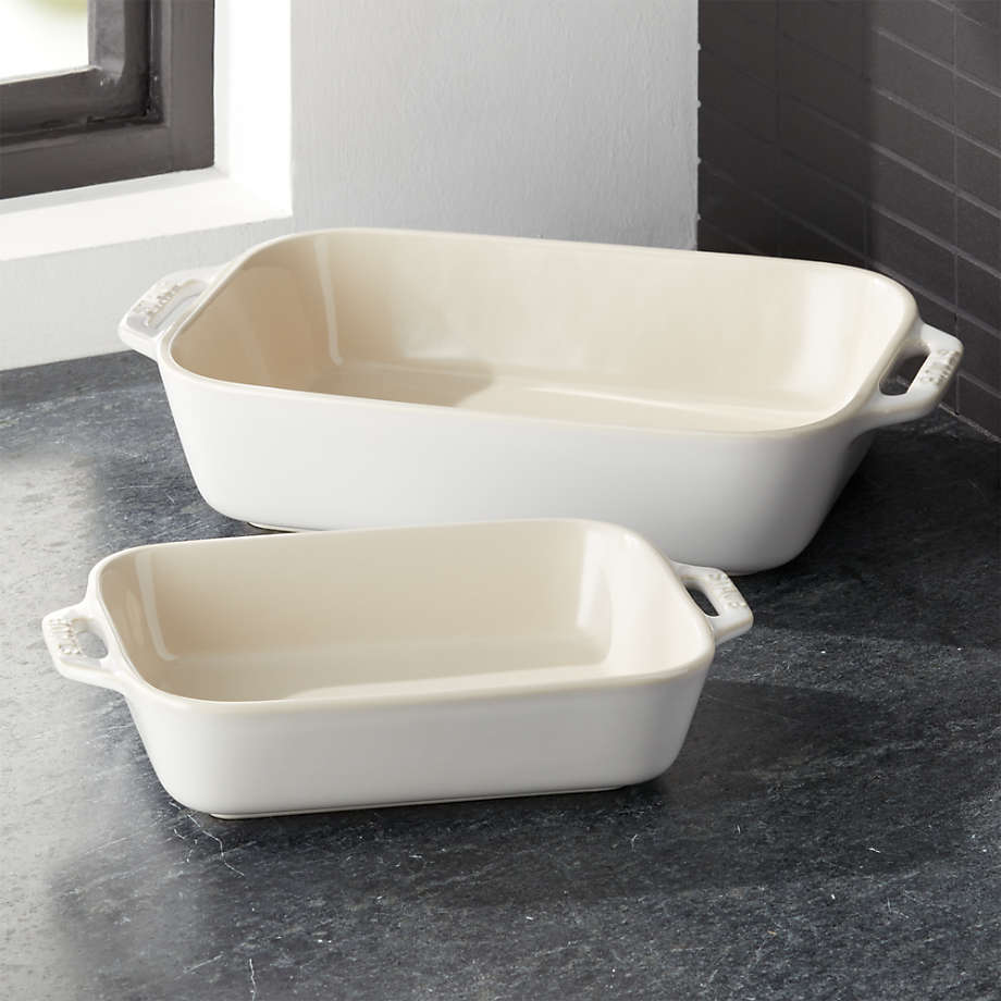 Staub Ceramic 2-piece Rectangular Baking Dish Set & Reviews