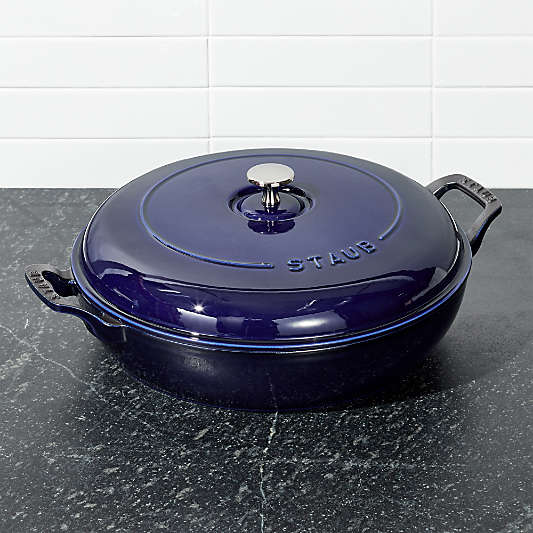 Staub ® 3.5-Qt Dark Blue Braiser