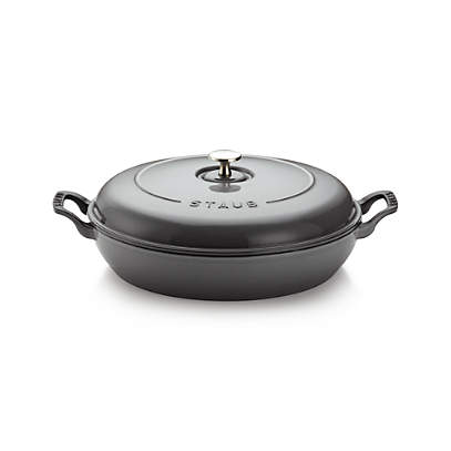 Staub Cast Iron 3.5-qt Braiser - Graphite Grey 