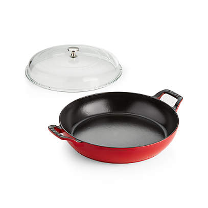 Staub - Cast Iron 3.5-qt Braiser - Cherry