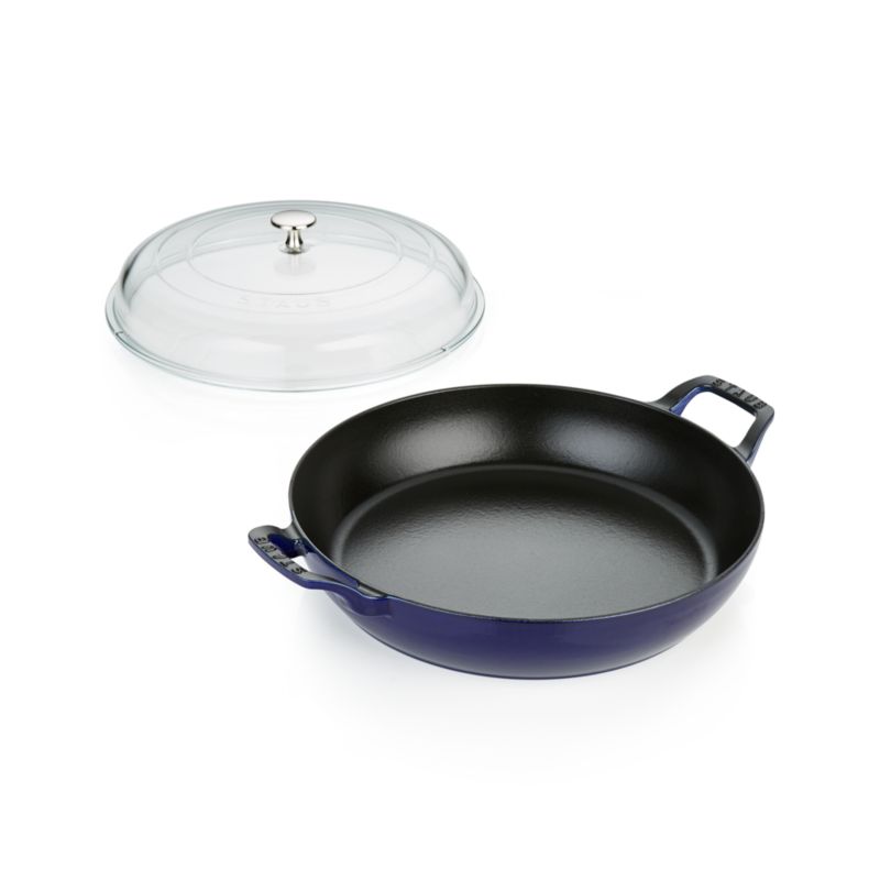 Staub ® 3.5-Qt Dark Blue Braiser with Glass Lid - image 5 of 5