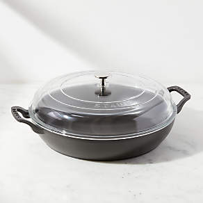 Staub Cast Iron Dutch Oven 5-qt Tall Cocotte, Made in France, Serves 5-6,  Cherry
