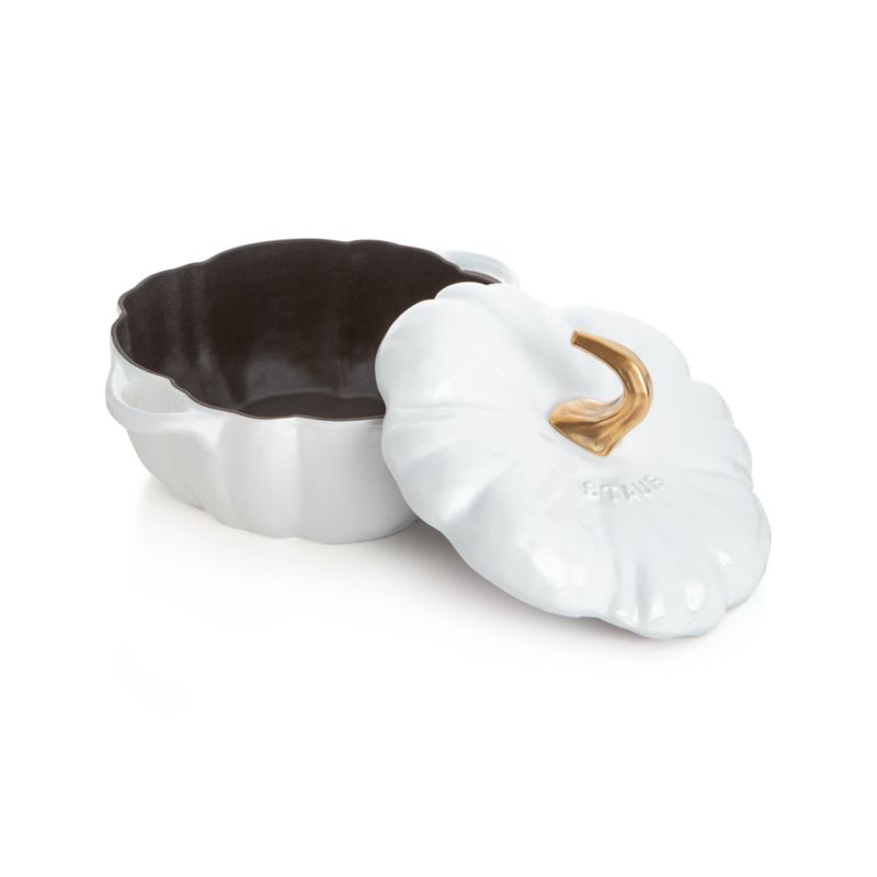 Staub ® 3.5-qt White Pumpkin Cocotte - image 6 of 8