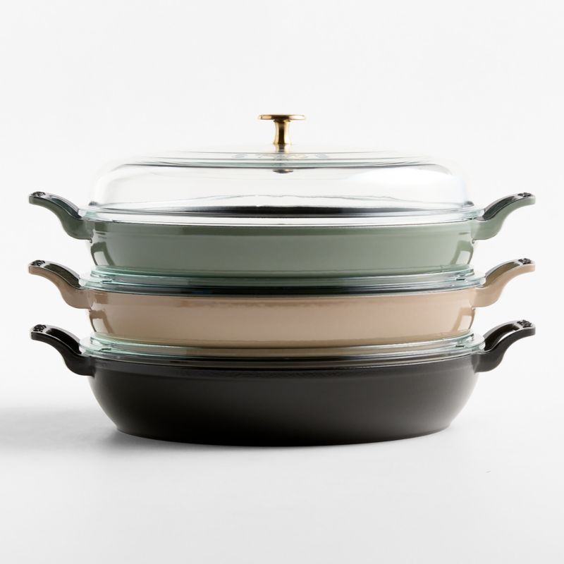 Staub ® Matte Espresso 3.5-Qt.Braiser with Glass Lid - image 2 of 5