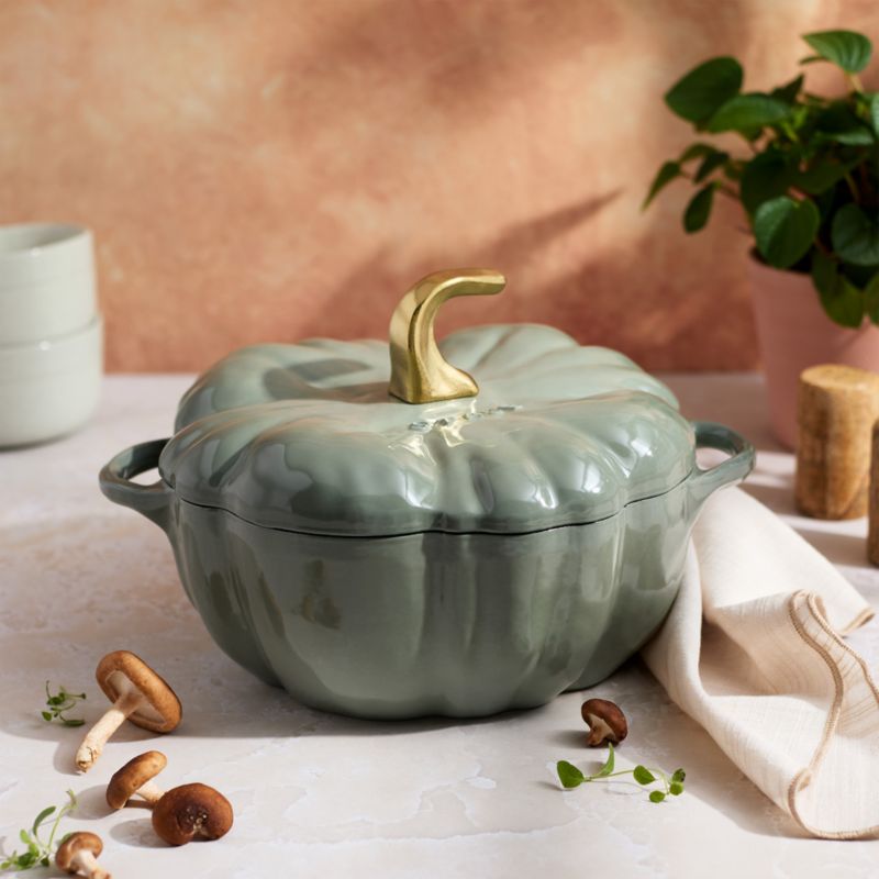 Staub ® 3.5-Qt. Eucalyptus Pumpkin Cocotte - image 1 of 7