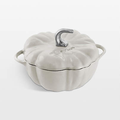 Staub ® 3.5-Qt. White Truffle Pumpkin Cocotte Dutch Oven