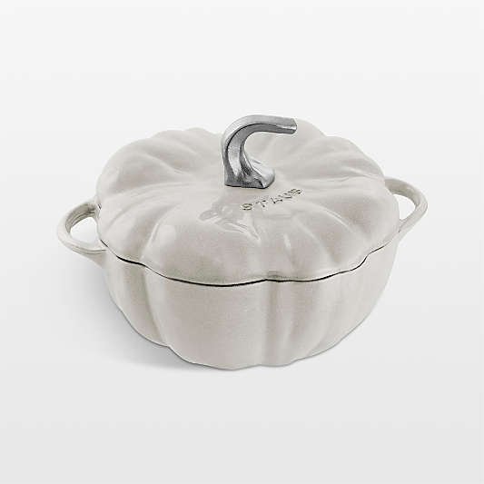 Staub ® 3.5-Qt. White Truffle Pumpkin Cocotte Dutch Oven