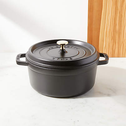 Staub ® 4-Qt Matte Black Cocotte