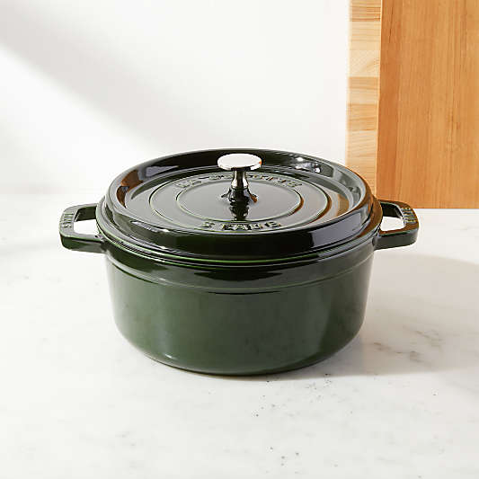 Staub ® 4-Qt Basil Round Cocotte