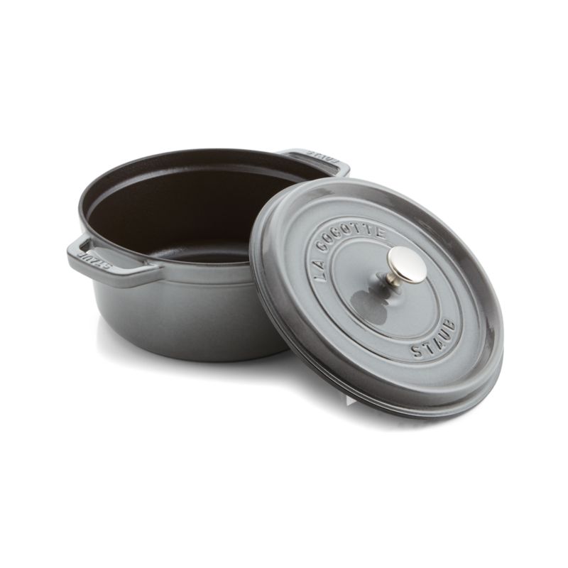 Staub ® 4-Qt Graphite Round Cocotte - image 5 of 10