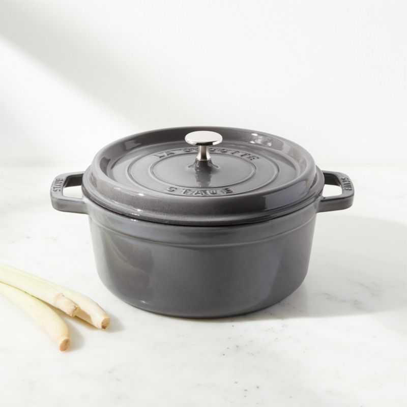 Staub ® 4-Qt Graphite Round Cocotte - image 0 of 10