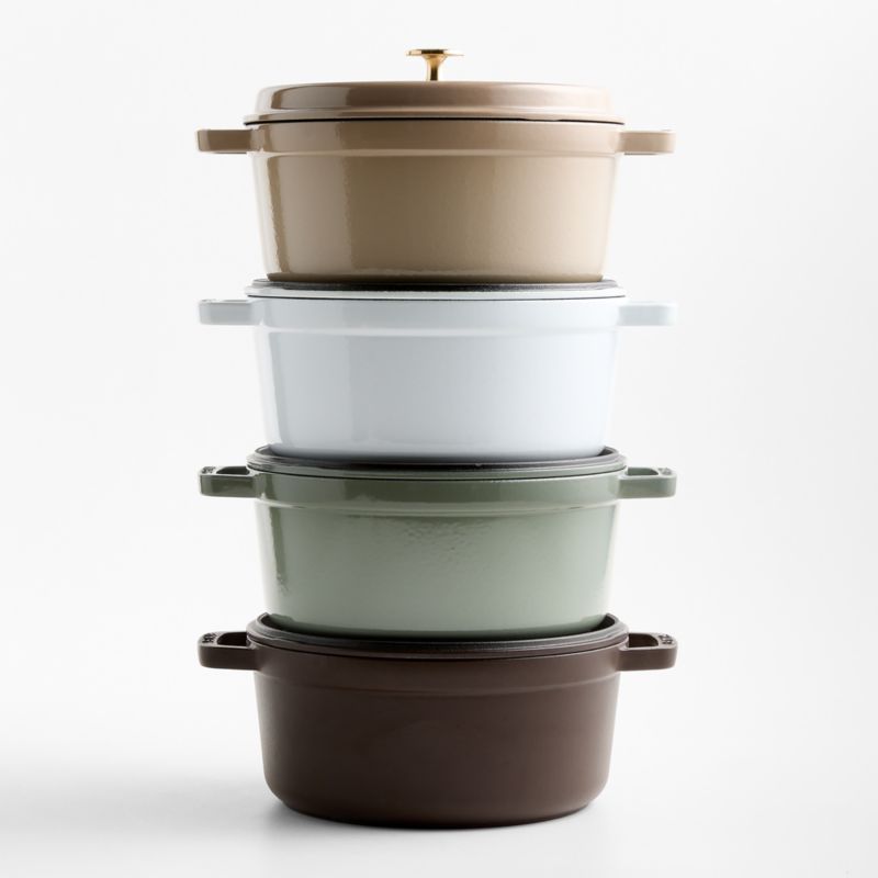 Staub ® Matte Espresso 4-Qt. Round Cocotte - image 1 of 11