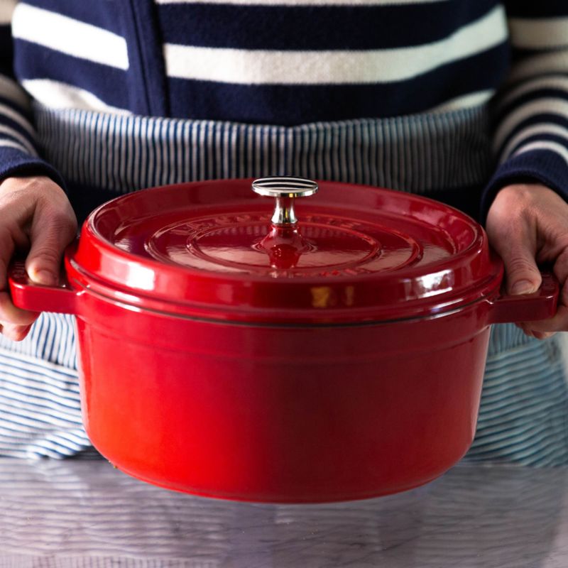 Staub ® 4-Qt Cherry Red Round Cocotte - image 5 of 9