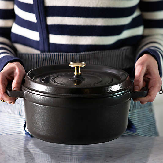 Staub ® 4-Qt Matte Black Cocotte