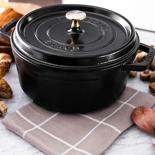 Staub ® 4-Qt Matte Black Cocotte