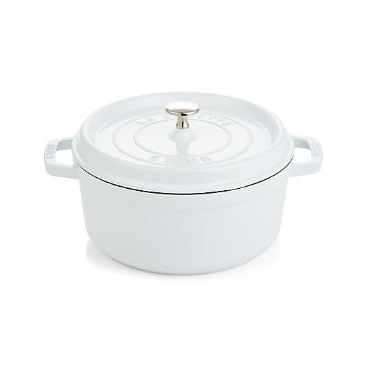 Staub ® White 4-Qt. Round Cocotte