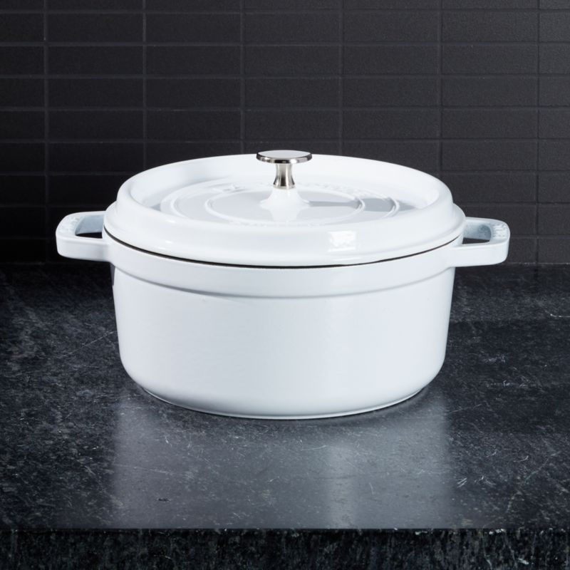 Staub ® White 4-Qt. Round Cocotte - image 7 of 7