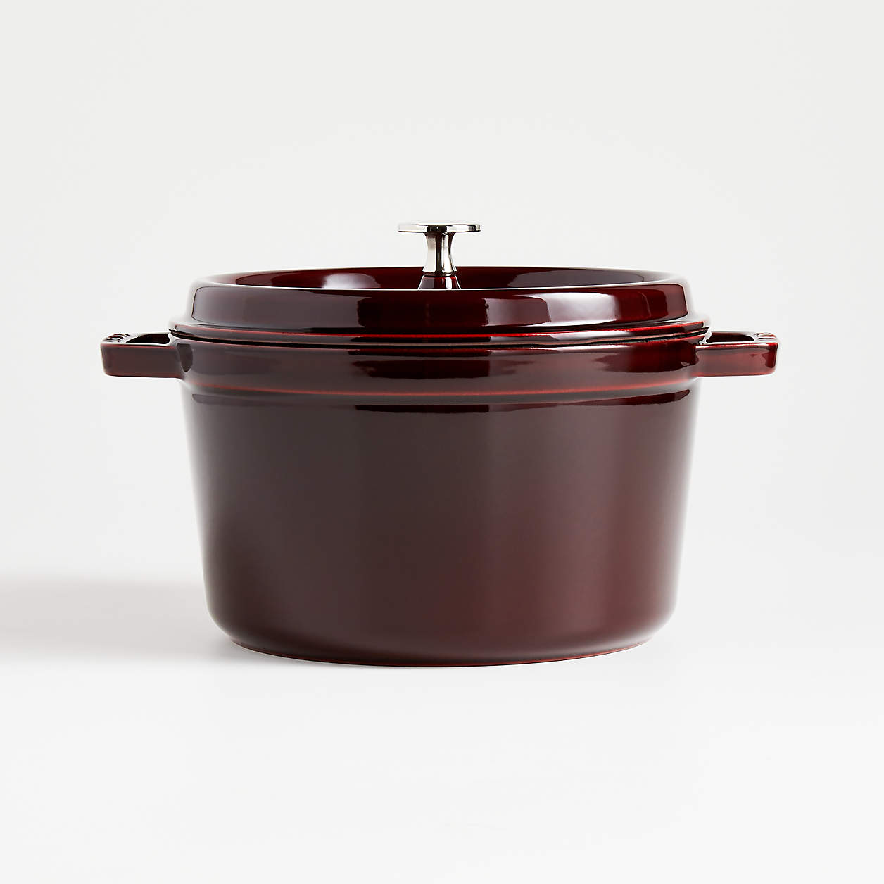 Staub 5Qt. Grenadine Tall Round Cocotte + Reviews Crate & Barrel