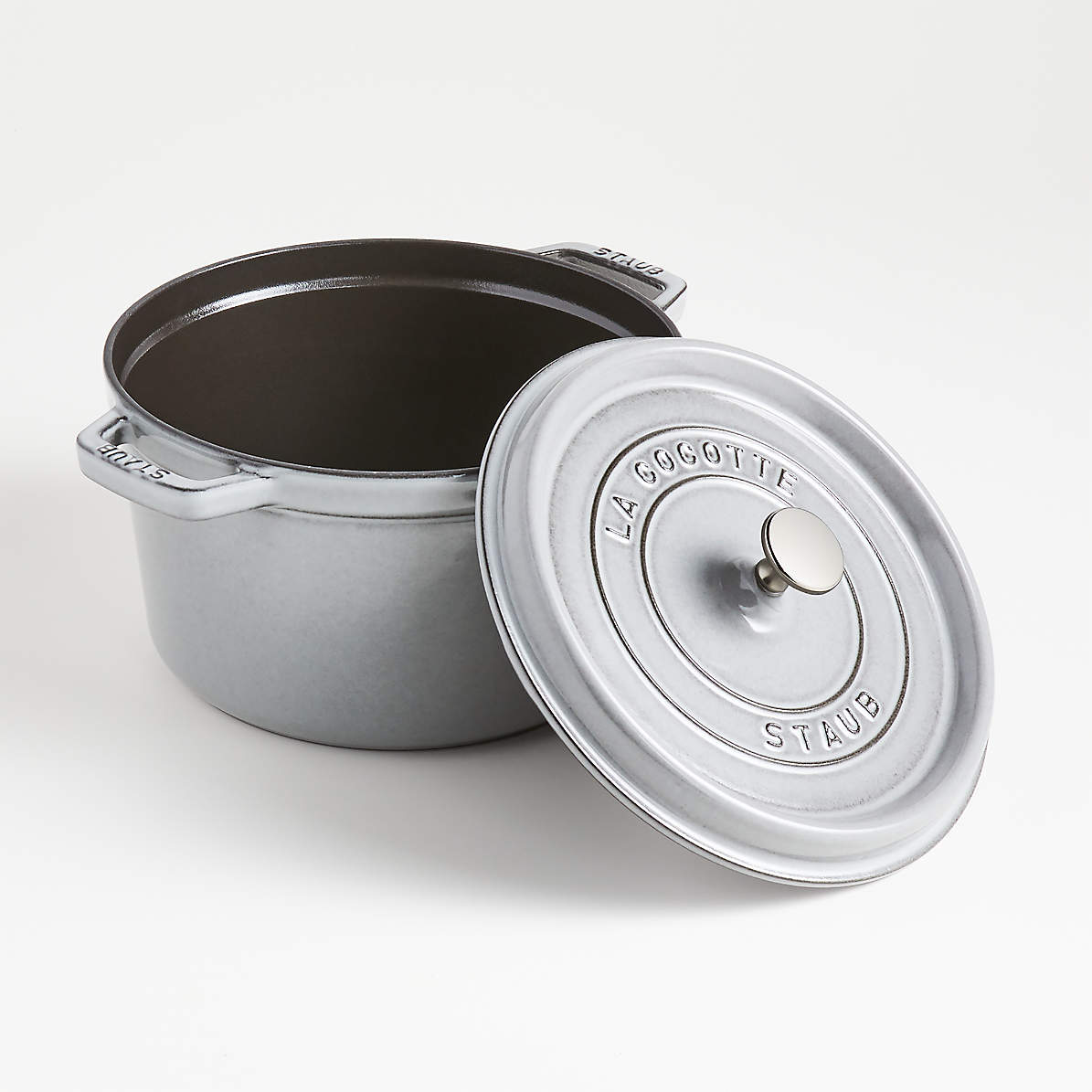 STAUB CAST IRON - 5 QT, ROUND TALL COCOTTE