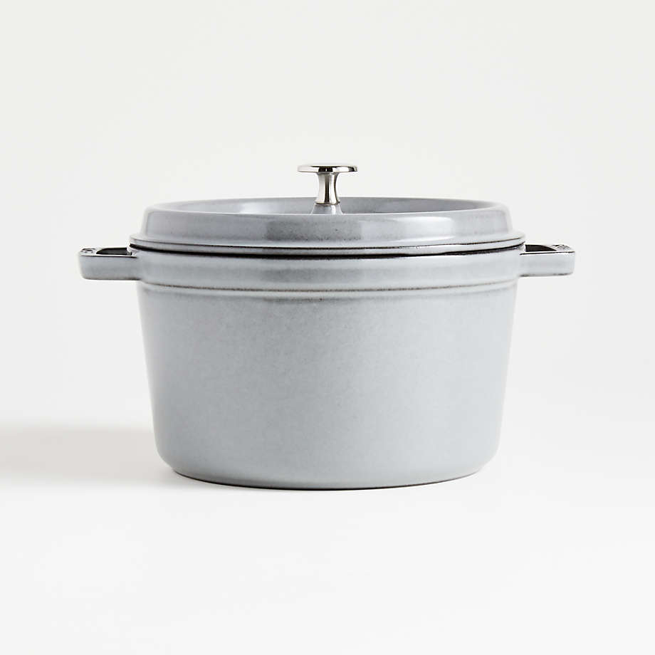 Zwilling Staub 5Qt Grey Tall Round Cocotte - 12502418